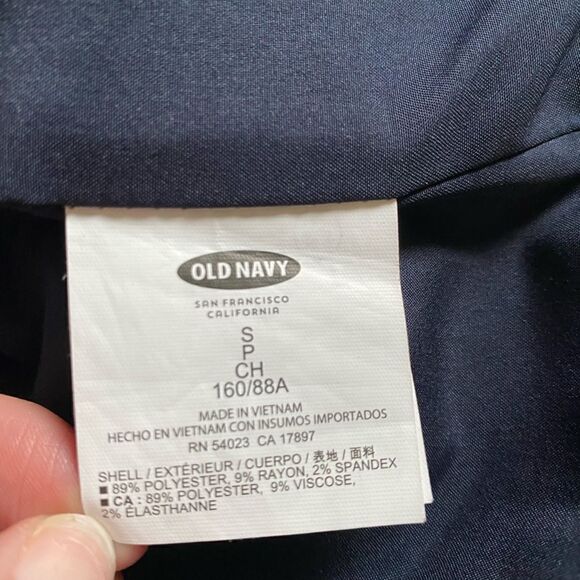 Old Navy Toggle Winter Coat Faux Fur Hooded Gray Size Small - Picture 10 of 11